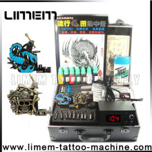 2015 professionelle heißer verkauf billig tattoo kit für tattoo anfänger &amp; künstler